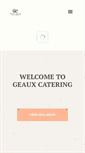 Mobile Screenshot of geauxcatering.com